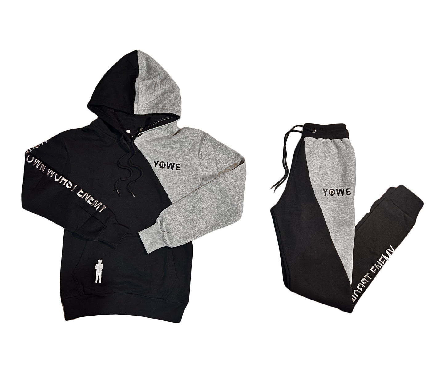 Unisex Grey Slant Set