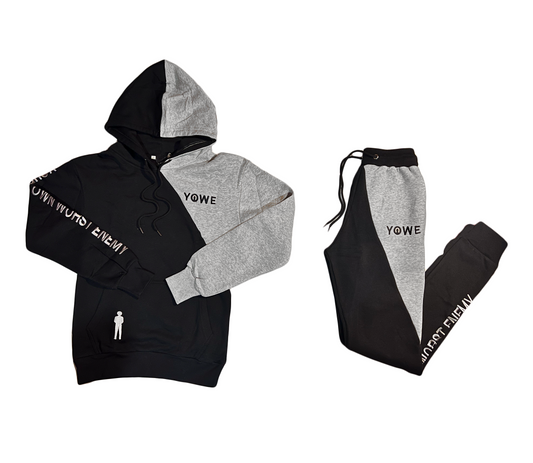 Unisex Grey Slant Set