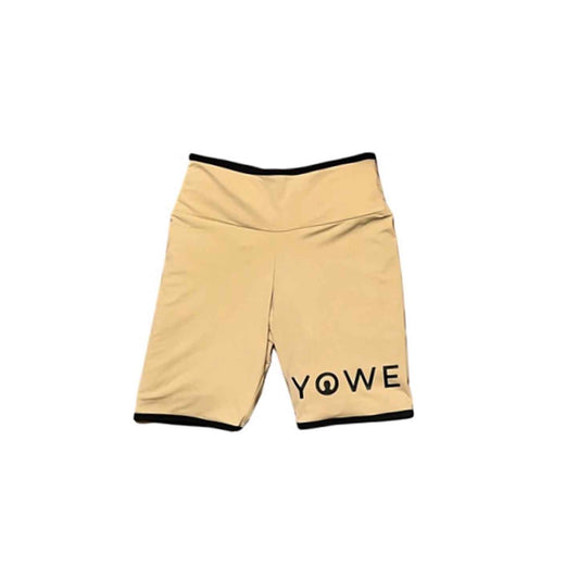 Tan YOWE Biker Shorts