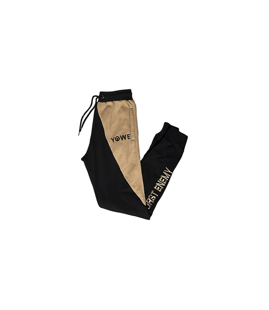Unisex "Tan" Split Color Sweatpants